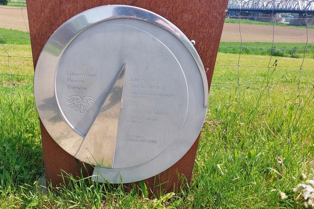 Liberation Route Marker 123: The John S. Thompson Bridge #5