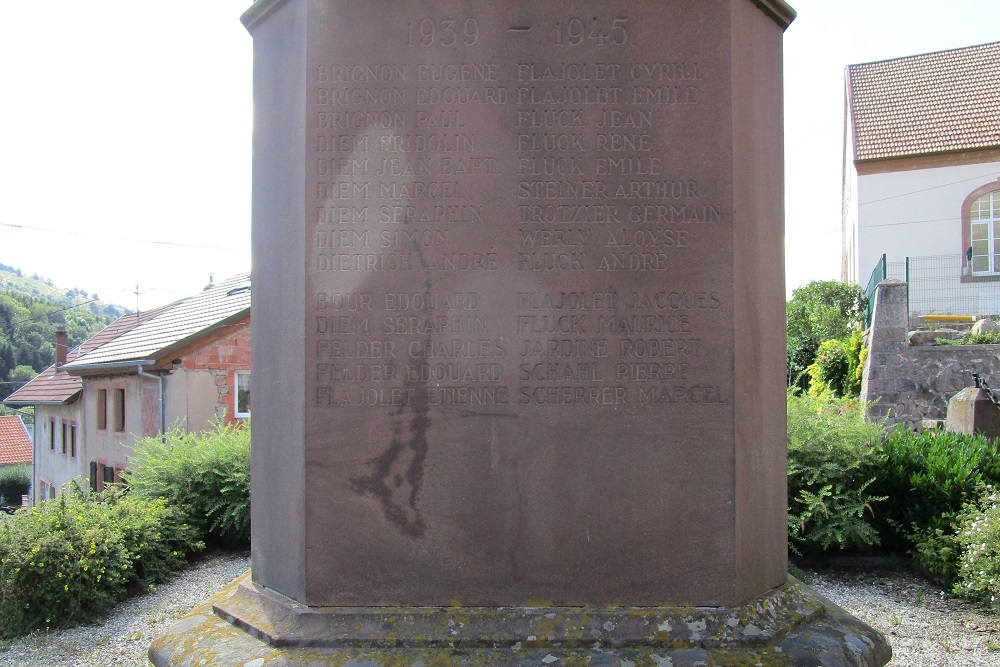 Oorlogsmonument Natzwiller #3