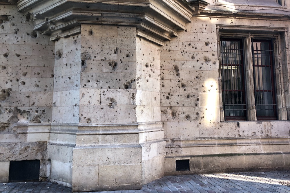 Bullet Holes Palais de Justice #4