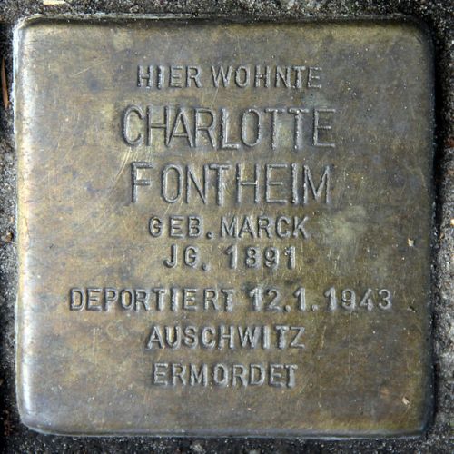 Stolpersteine Heerstraße 15 #1
