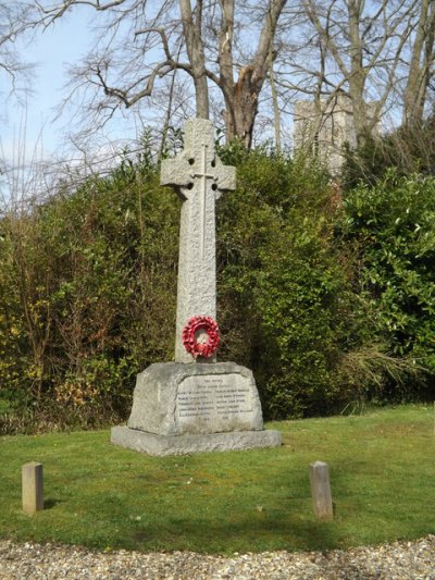 Oorlogsmonument Swardeston