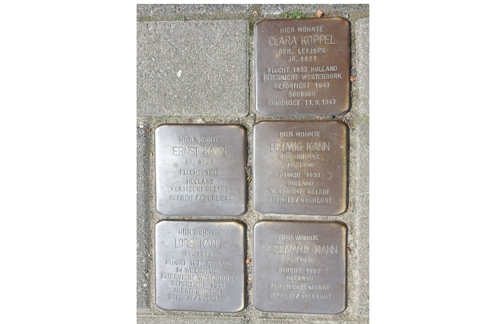 Stolpersteine Mhlenstrae 27