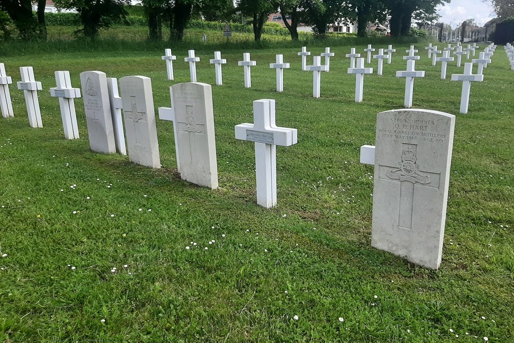 Oorlogsgraven van het Gemenebest Oorlogsbegraafplaats Chesnaux