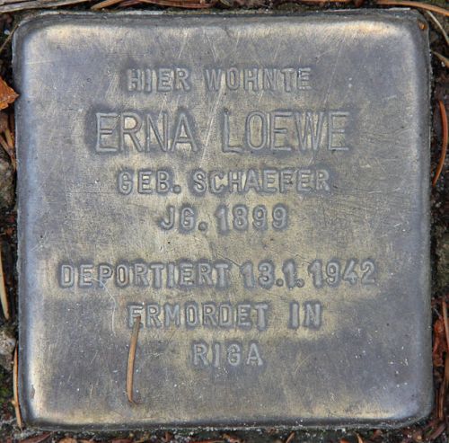 Stolpersteine Kyllmannstrae 22 #3