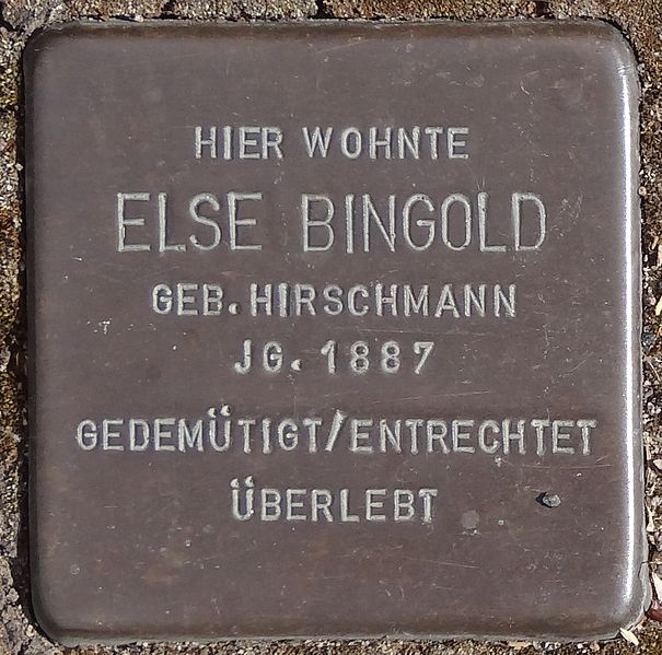 Stumbling Stones Karolinenstraße 2 #1