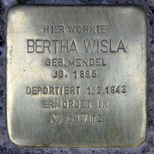 Stolpersteine Trautenaustrae 20-21 #3