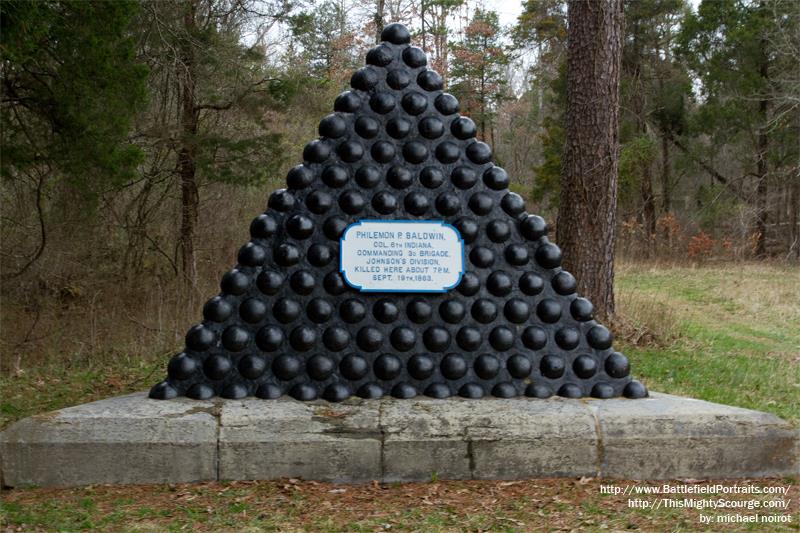 Monument US Colonel Philemon Baldwin