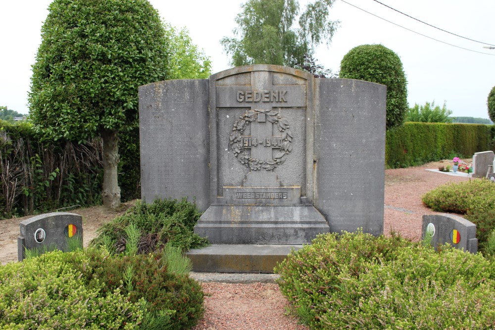 Oorlogsmonument Begraafplaats Asse #1