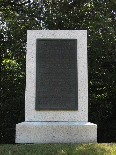 Monument Michigan Units in de Army of the Tennessee #1