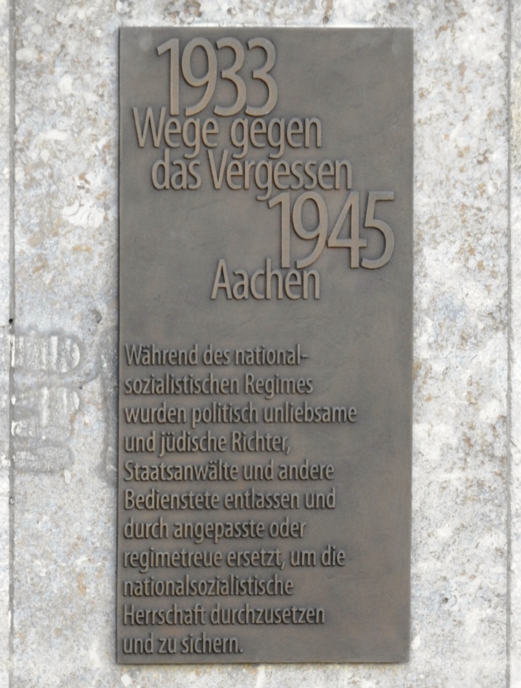 Memorial Aachen Courthouse #2