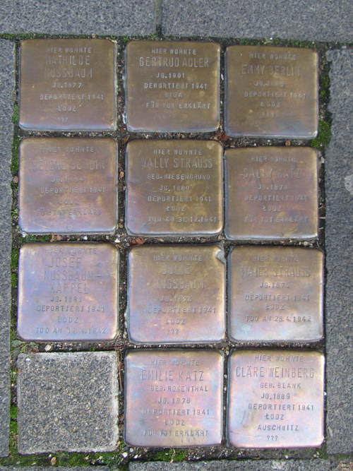 Stolpersteine Eifelstraße 27 #2