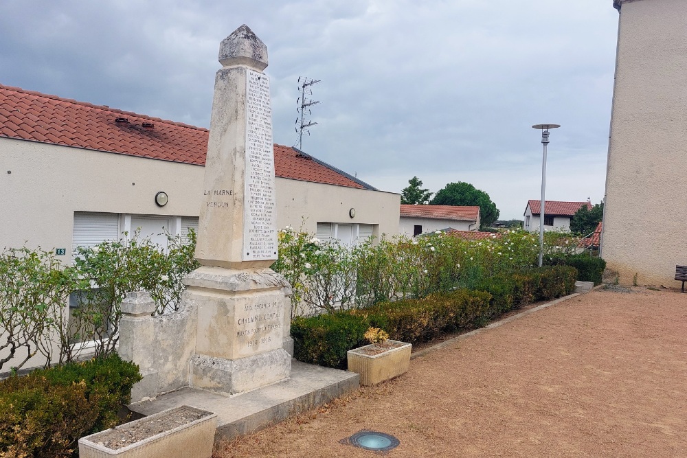 Monument Eerste Wereldoorlog Chalain-le-Comtal #3