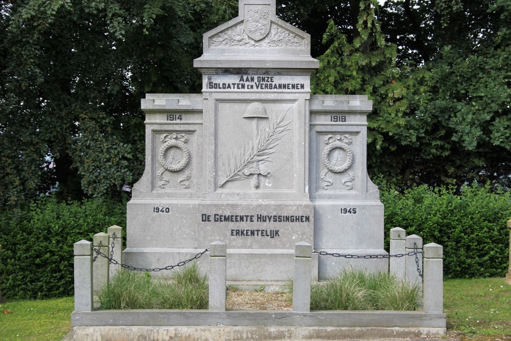 Oorlogsmonument Begraafplaats Huizingen #2