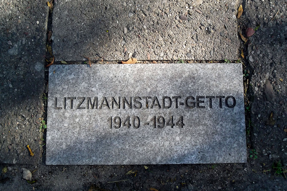 Markeersteen Litzmannstadt Getto