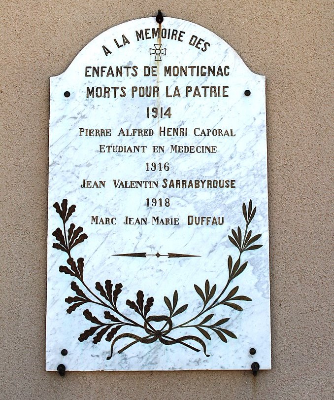 Monument Eerste Wereldoorlog Montignac #1