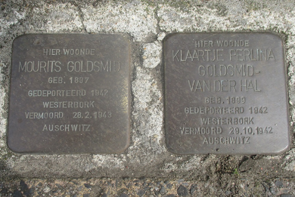 Stolpersteine H. Hindersstraat 15 #2