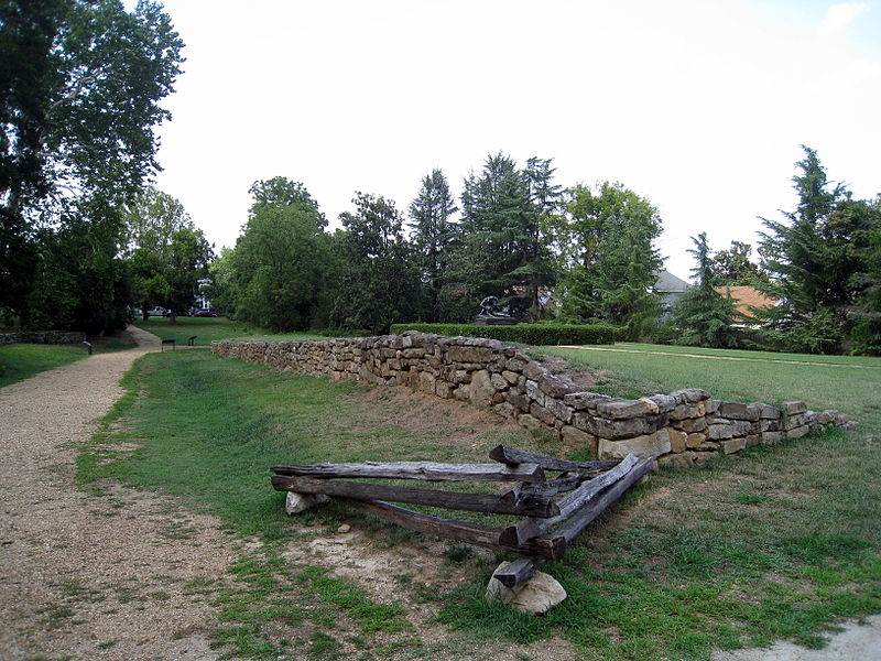 Stone Wall at Sunken Road