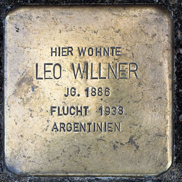 Stolpersteine St. Tniser Strae 6 #3