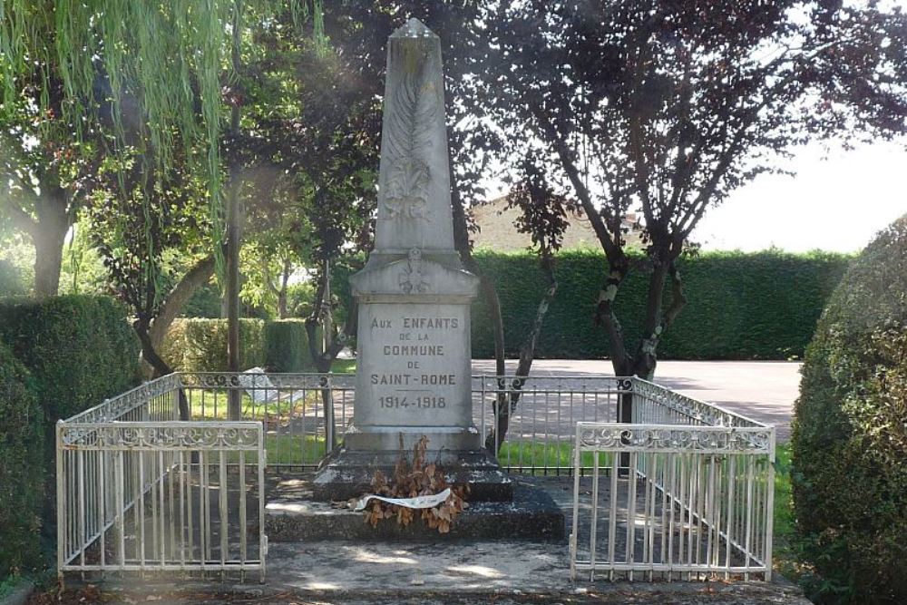 Oorlogsmonument Saint-Rome #1