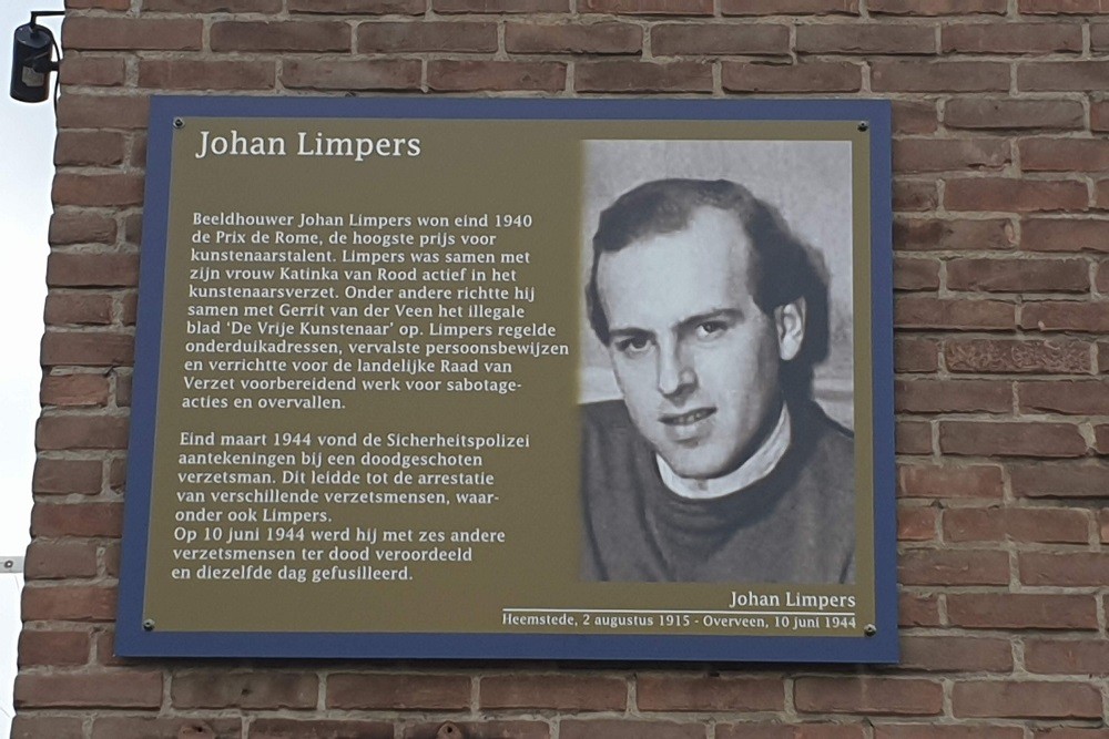 Memorial Plates Slotermeer Johan Limpersstraat #1