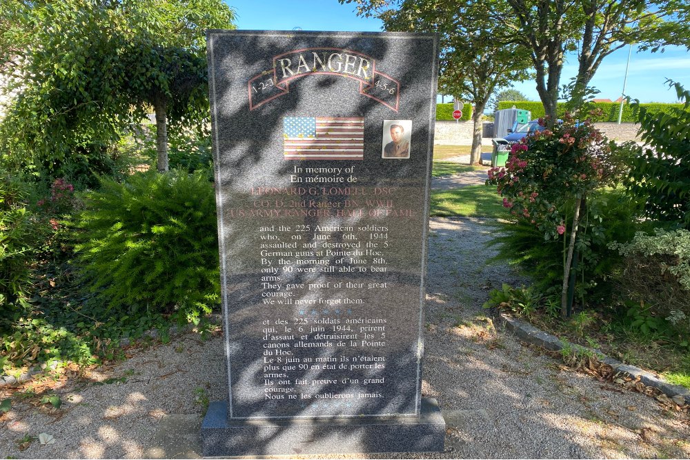 2nd Ranger Battalion Monument