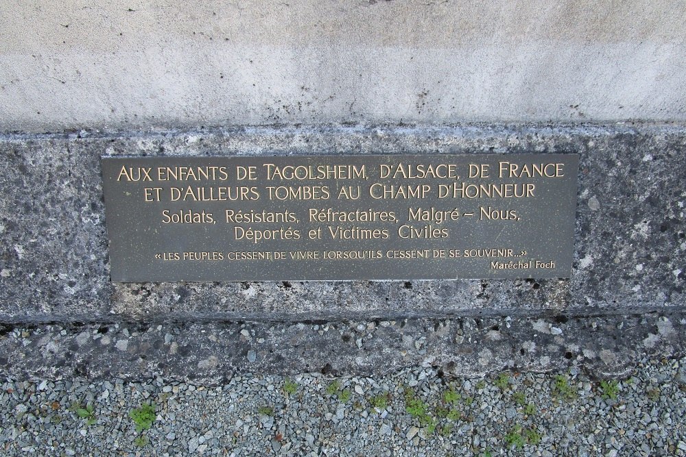 Oorlogsmonument Tagolsheim #4