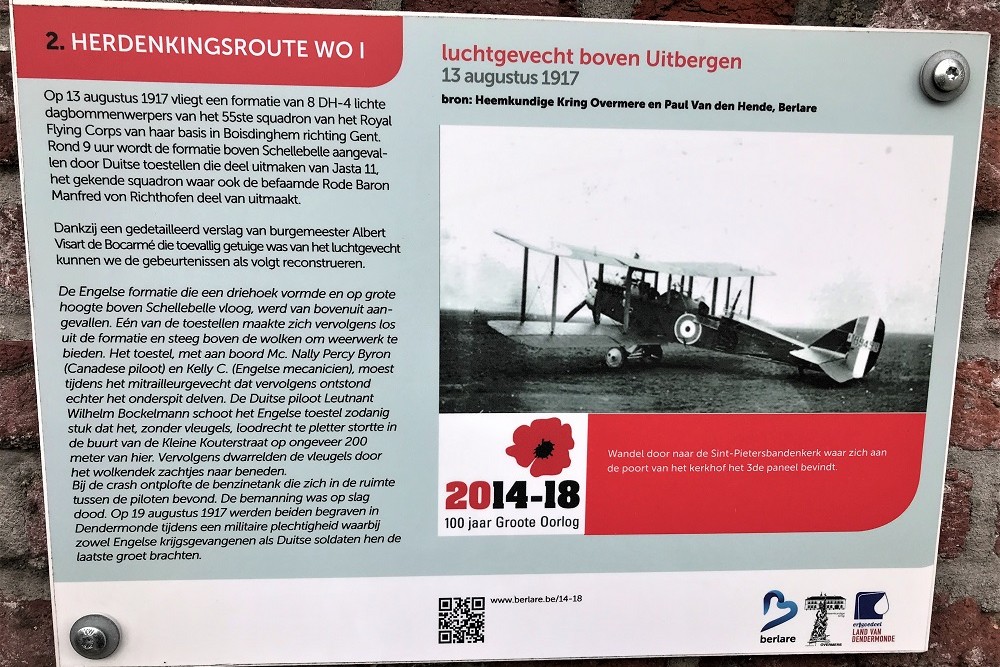 Herdenkingsroute 100 jaar Groote Oorlog - Informatiebord 2 #1