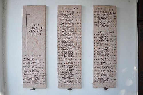 Oorlogsmonument Kerk Reutin #1