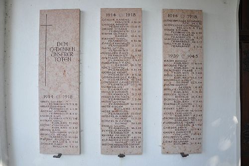 War Memorial Reutin Church