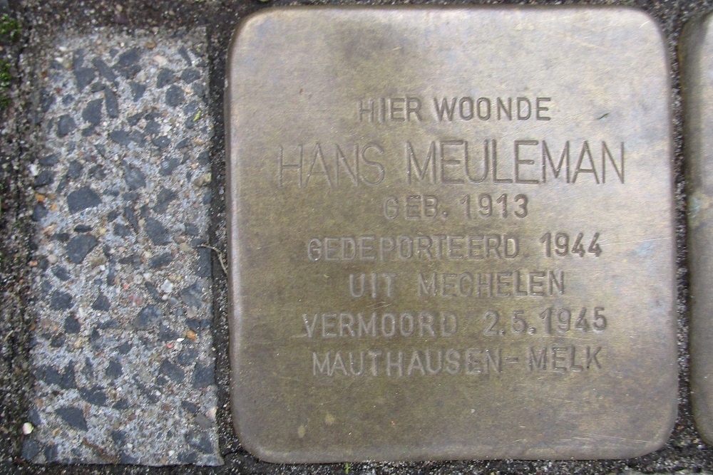 Stolpersteine Hoekwaterstraat 134 #2