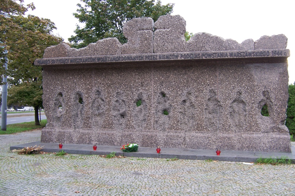 Memorial to the victims of the Warsaw uprising