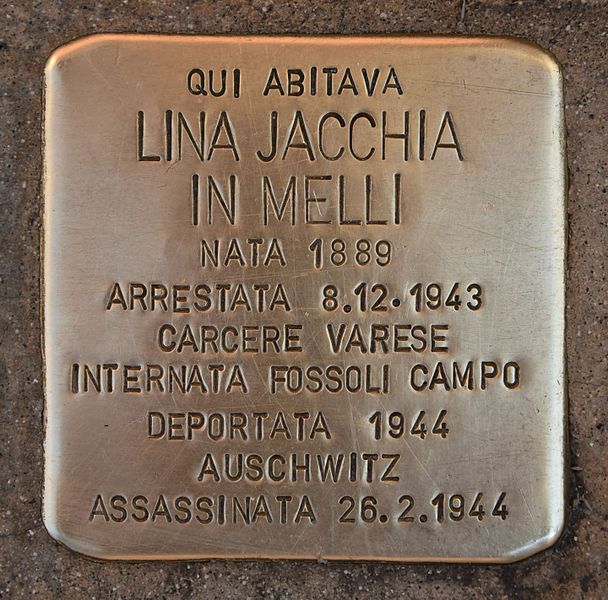 Stolpersteine Via Emilia San Pietro 22 #1