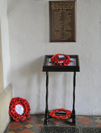 Oorlogsmonument St. Mary Church