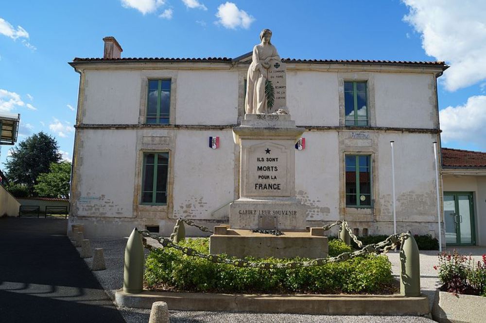 Oorlogsmonument Le Poiré-sur-Velluire #1