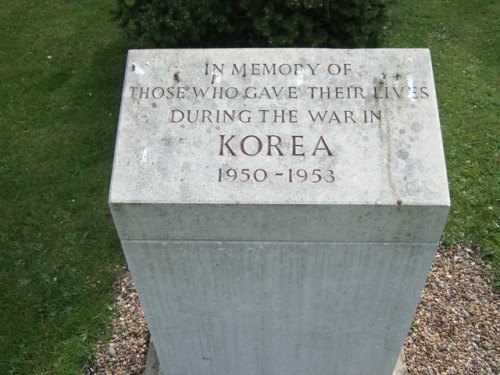 Herdenkingssteen Koreaanse Oorlog