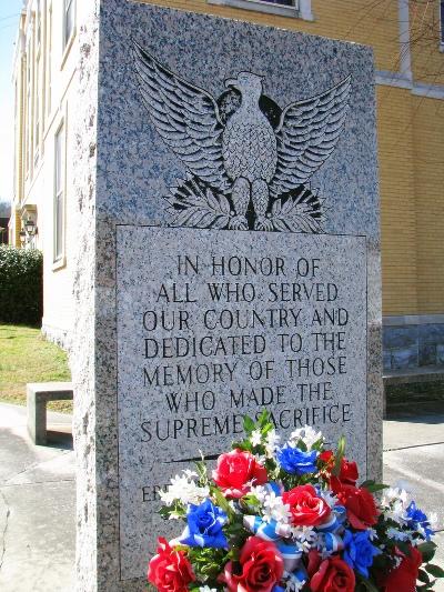 War Memorial Jackson County #1