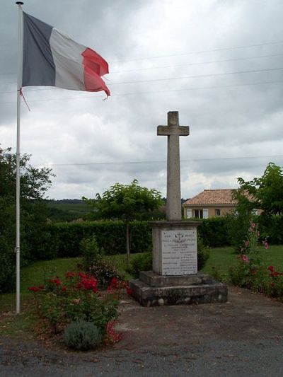 Monument Eerste Wereldoorlog Auriolles #1