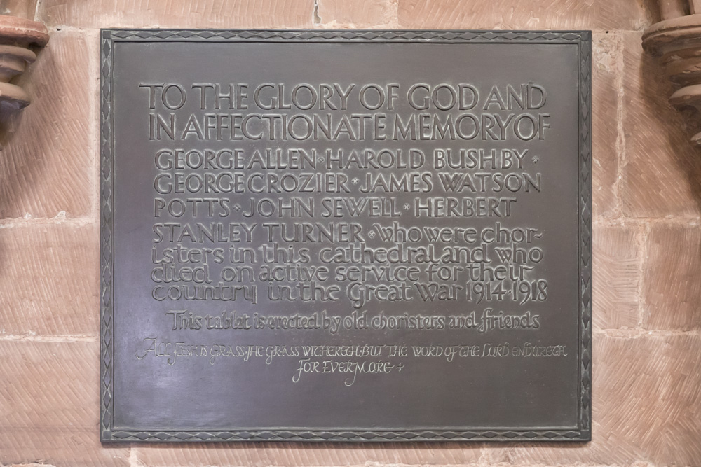 Memorials Carlisle Cathedral #5