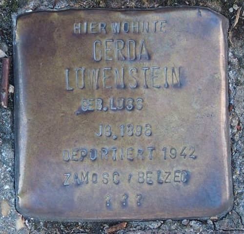 Stolpersteine Auf der Borg 13 #2