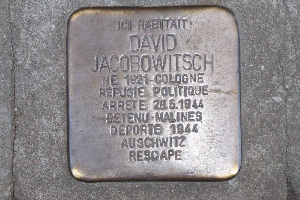 Stolperstein Frédéric Bassestraat 14 #1