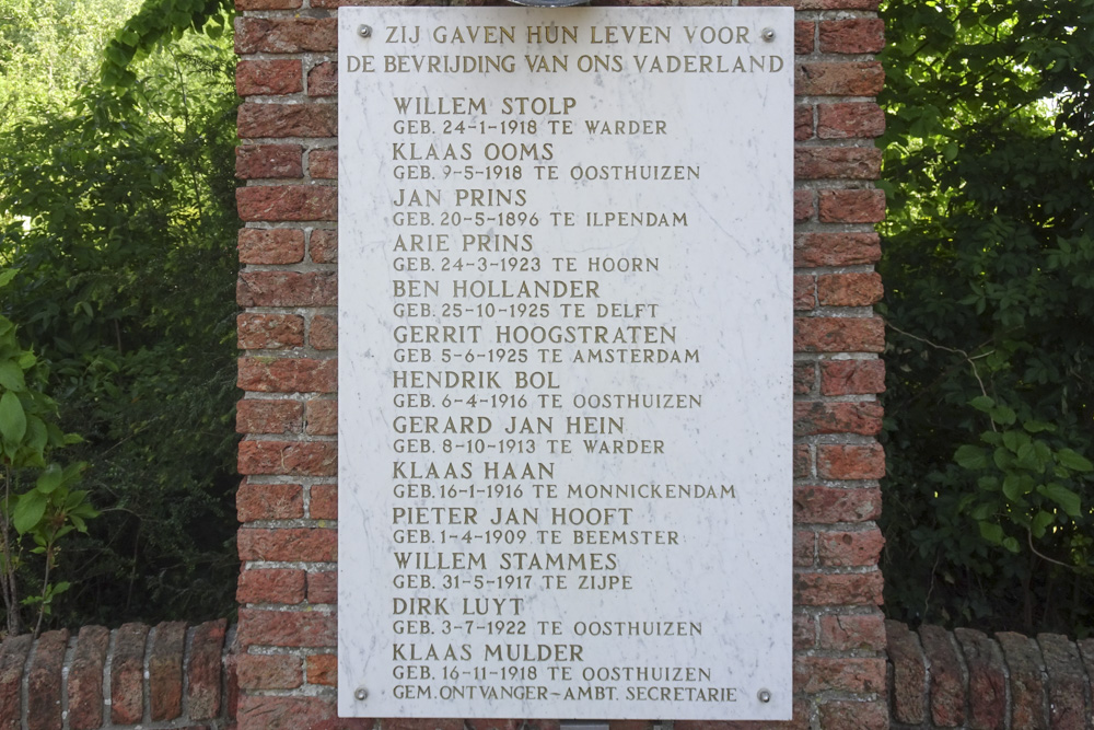 War Memorial Oosthuizen #2