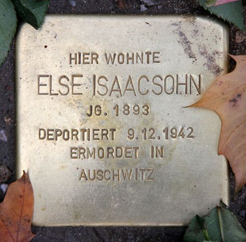 Stolperstein Stormstrae 4