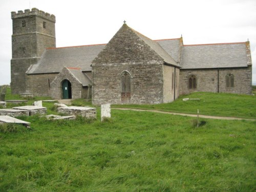 Commonwealth War Graves St. Materiana Churchyard #1