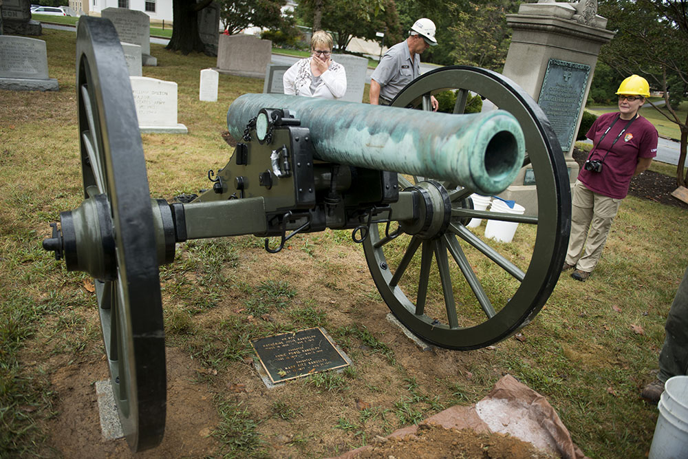 Cannon on Grave Wallace F. Randolph Cannon #1