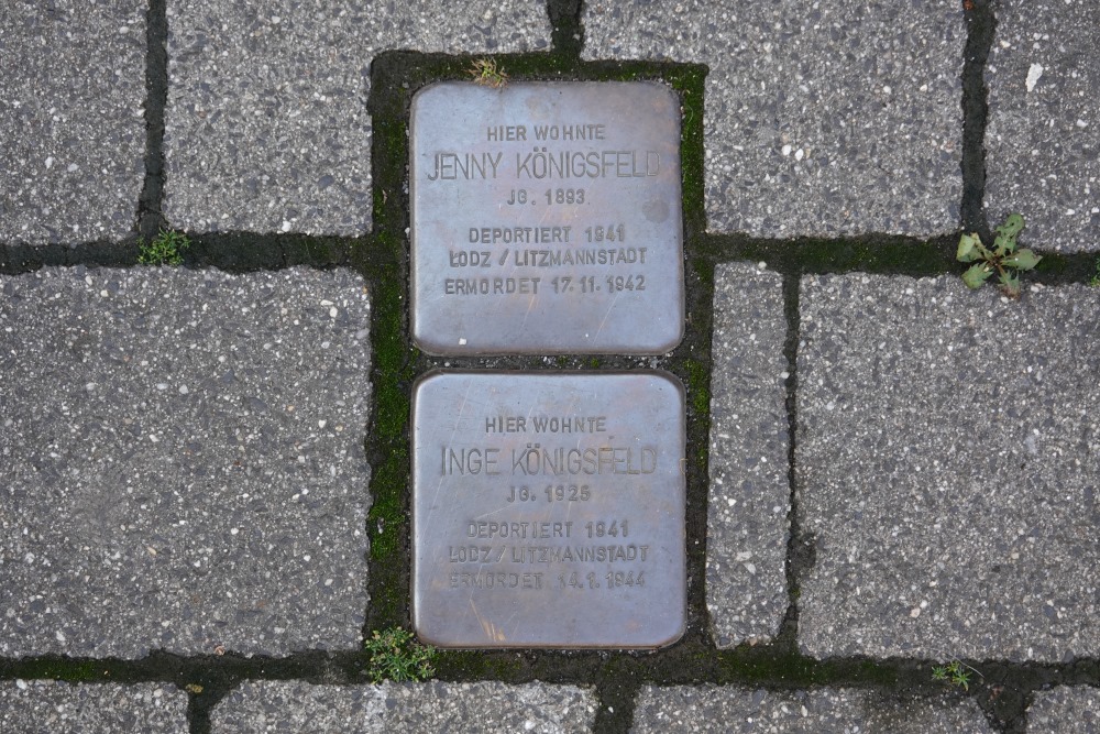 Stumbling Stones Graf Siegfried Straße 20 #1