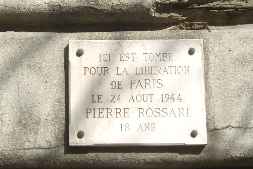 Gedenkteken Pierre Rossari #1