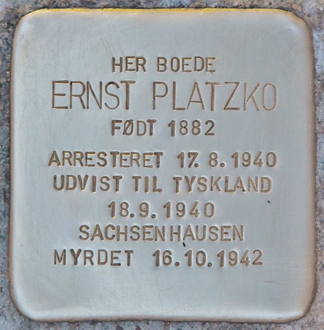 Stolperstein Bredgade 3