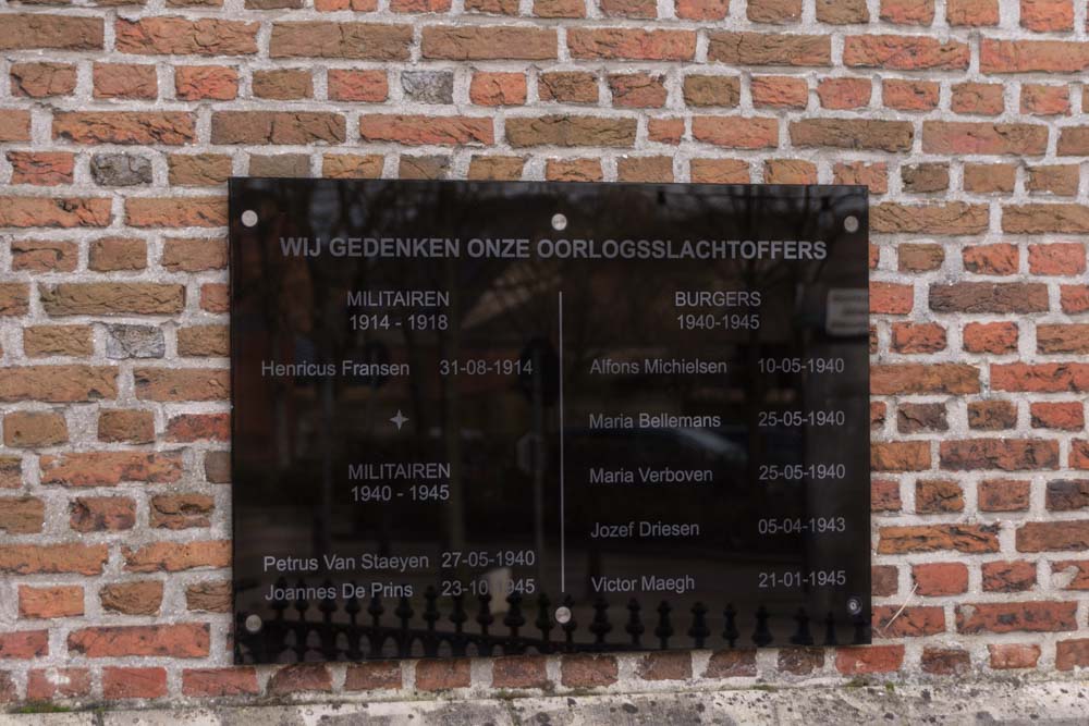 Memorial Stone War victims Vlimmeren #1