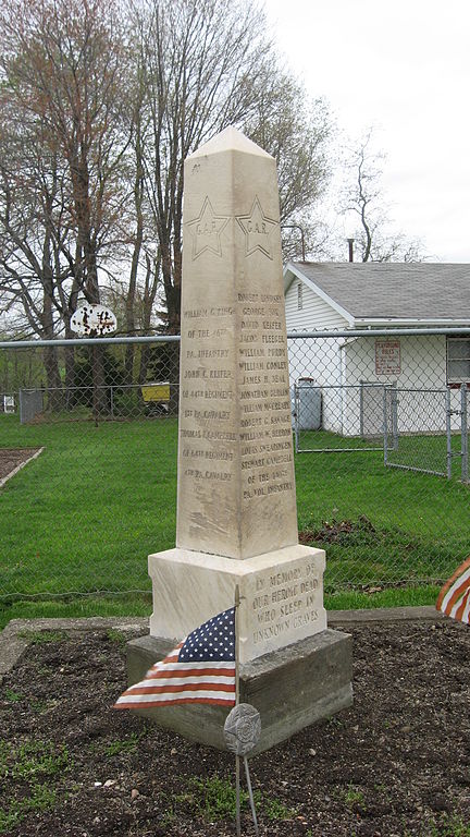 Monument Amerikaanse Burgeroorlog Frankfort Springs