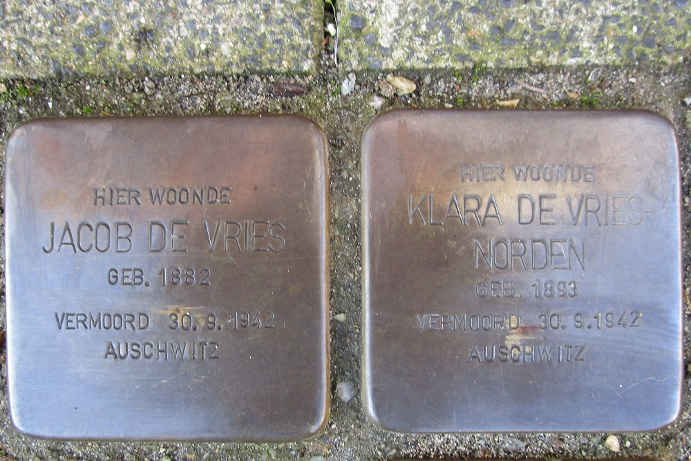 Stolpersteine Huijgenstraat 24 bis #2